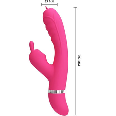 Stimolatore Rabbit G-Point e Clitoride con Tapping e Vibrazione